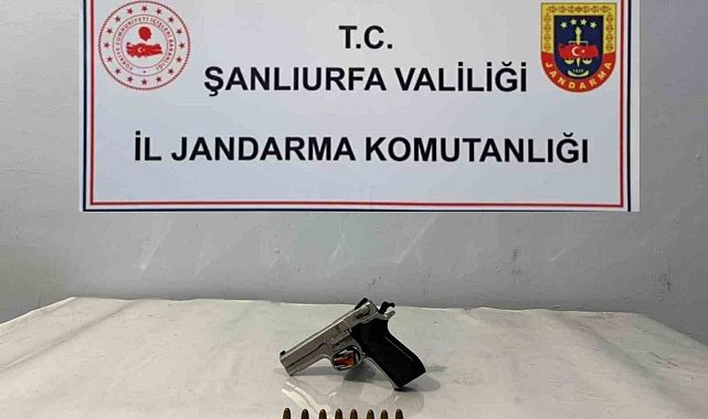 Şanlıurfa'da ruhsatsız silah ele geçirildi