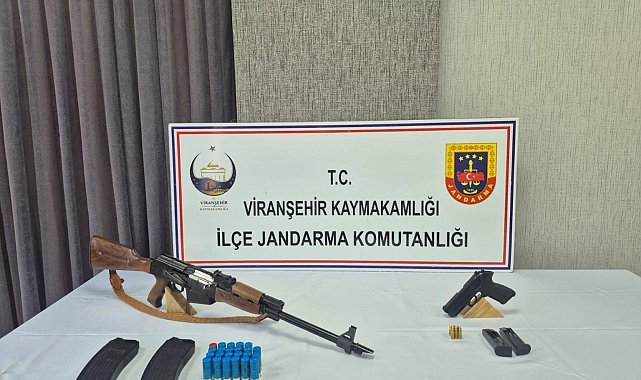 Şanlıurfa'da ruhsatsız silah operasyonu: 1 gözaltı