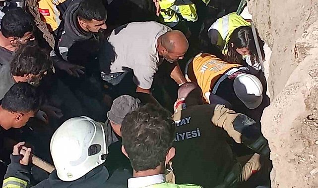 Şantiye alanında yaşanan göçükte can pazarı