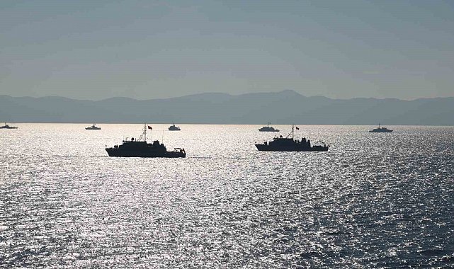 Saros'ta nefes kesen tatbikat