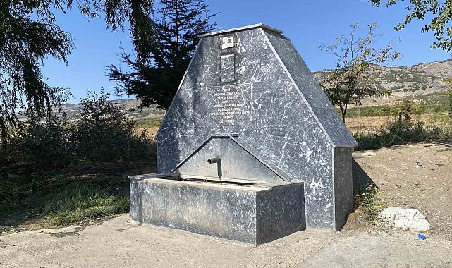 Şehidin hayrına yapılan çeşme 3'üncü defa tahrip edildi