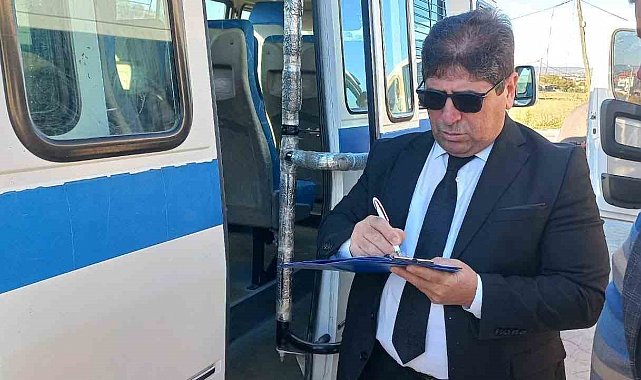 Selendi'de okul servisleri sıkı denetimden geçti