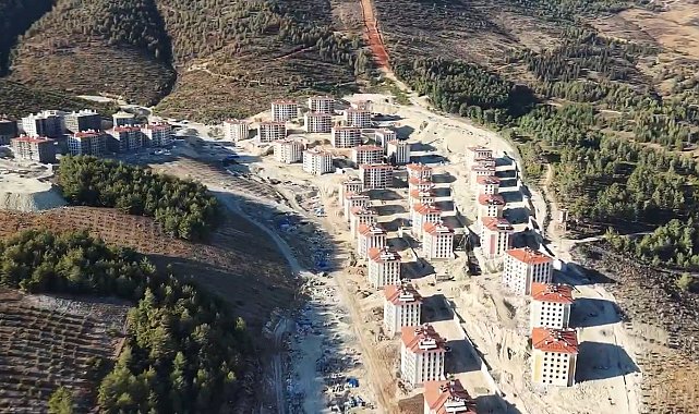 Serinyol ve Alahan Mahallerinde afet konutları yükseliyor