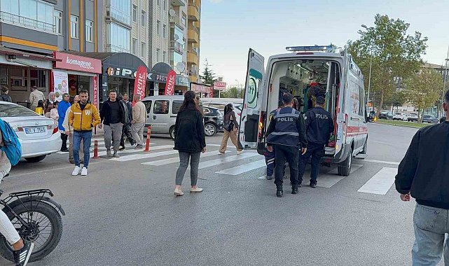 Seydişehir'de bisiklet ile motosiklet çarpıştı: 2 yaralı