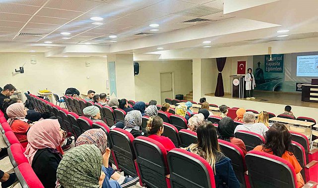 Siirt Eğitim ve Araştırma Hastanesinde transfüzyon güvenliği eğitimi