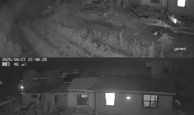 Sındırgı depreminde beşik gibi sallandı...O anlar kamerada