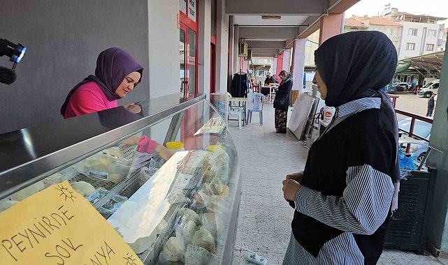 Sındırgı'da kadınlar üretiyor, doğal peynirler sofralara ulaşıyor