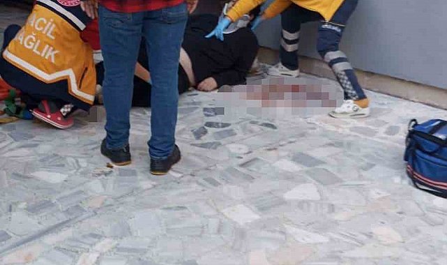 Sinop'ta yüksekten düşen genç yaralandı