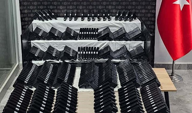 Şırnak'ta 500 tabanca ele geçirildi