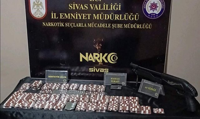Sivas'ta 4 uyuşturucu taciri tutuklandı