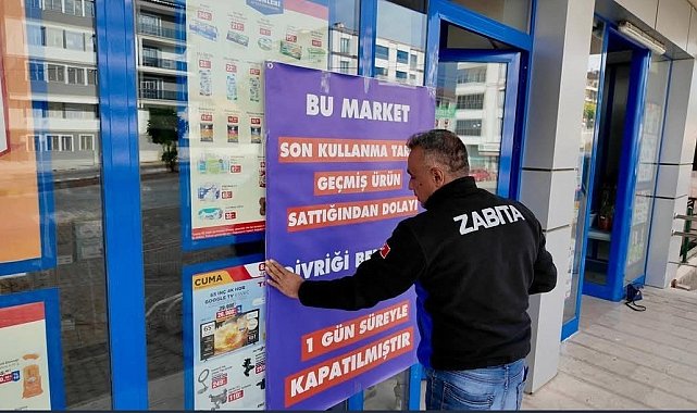 Son kullanma tarihi geçmiş ürün satan zincir market kapatıldı