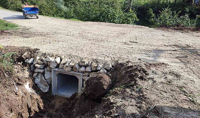 Taşkın riskine karşı kutu menfez çalışması