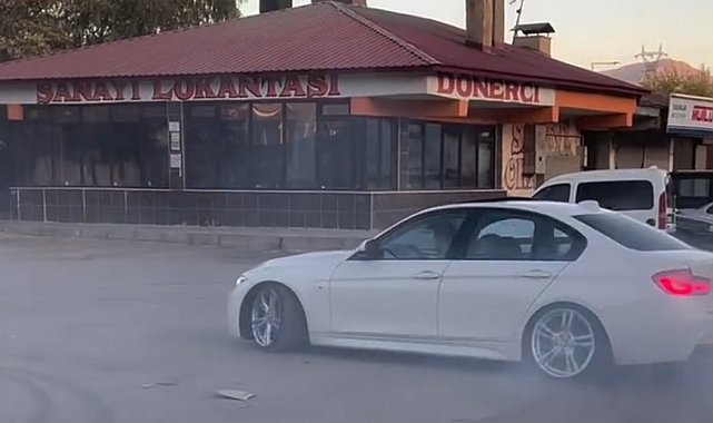Tatvan'da drift yapan sürücüye 46 bin TL ceza