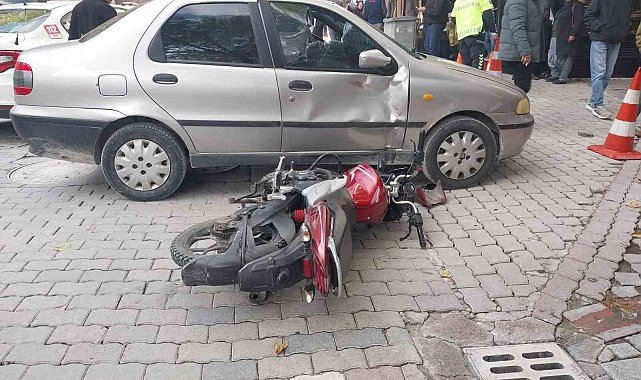 Tavşanlı'da trafik kazası: 2 yaralı