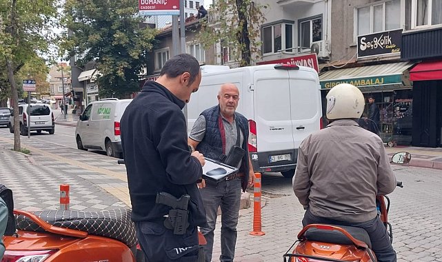 Tavşanlı'da trafik uygulaması gerçekleştirildi