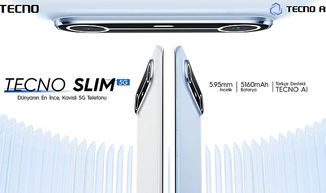 TECNO'nun ince ve kavisli ekranlı 5G telefonu Türkiye'de satışta