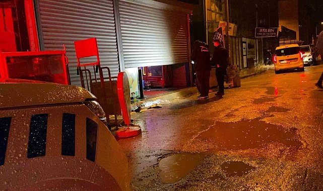 Tekel bayisine silahlı saldırı