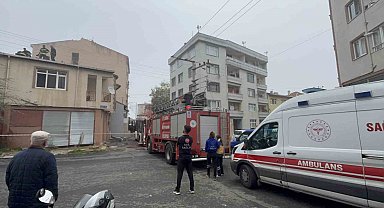 Tekirdağ'da baca yangını korkuttu