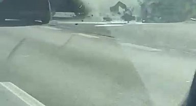 TEM Otoyolu'nda maganda dehşeti: Bebekli otomobili sıkıştırdı, 5 araç birbirine girdi