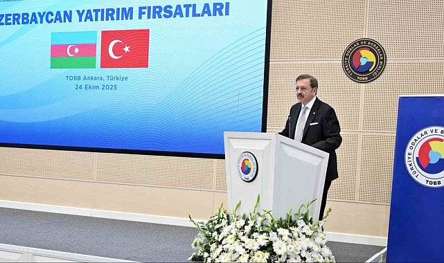 TOBB Başkanı Hisarcıklıoğlu: "Azerbaycan yaklaşık 17 milyar dolarlık yatırım hacmiyle Türk yatırımlarının en yoğun olduğu ülke"