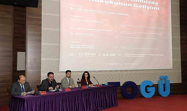 TOGÜ'de Cumhuriyetin 102'nci yılında 'aile hukukunun dönüşümü' konuşuldu
