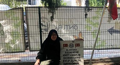 Torunlarından şehit dedelerine vefa