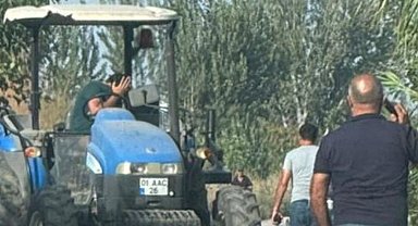 Traktöre arkadan çarpan motosiklet sürücüsü hayatını kaybetti