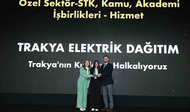 Trakya'nın Kuşlarını Halkalıyoruz Projesi'ne "İş Birliği" ödülü