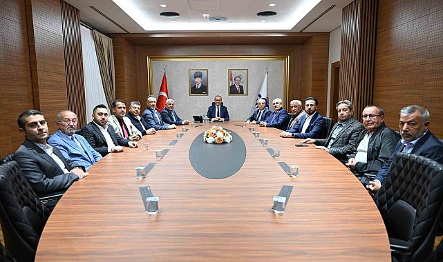 TSO heyeti Vali Seddar Yavuz ile bir araya geldi