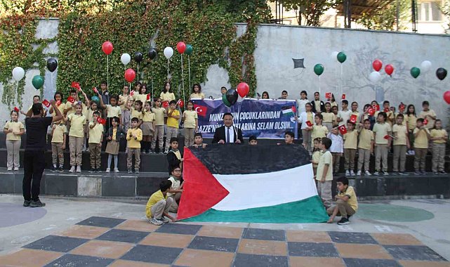Tunceli'de öğrencilerden Filistin'e destek