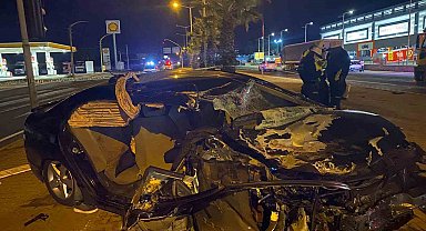Turgutlu'da feci kaza: 1 ölü, 3 yaralı