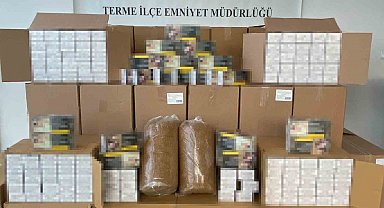 Tütün operasyonunda 461 bin makaron ele geçirildi