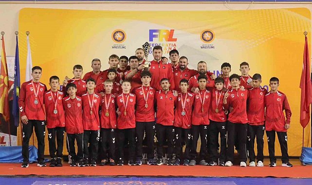 U15 Güreş Milli Takımlarından Balkan Şampiyonası'nda büyük başarı