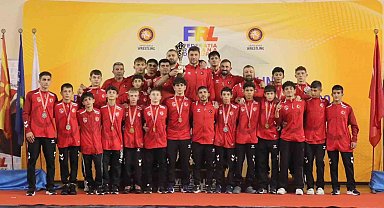 U15 Güreş Milli Takımlarından Balkan Şampiyonası'nda büyük başarı