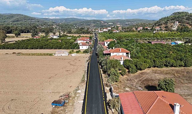 Ula Şirinköy-Çıtlık'ta yol çalışmaları tamamlandı