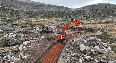 Uludağ'ın içme suyu hattı yenilendi
