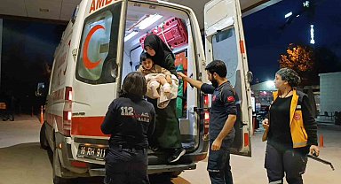 Üzerine çaydanlık devrilen çocuk yaralandı