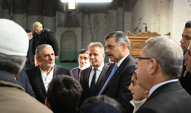 Vali Çiftçi, Taş Camide incelemelerde bulundu