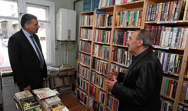 Vali Çiftçi'den, İnşirah Sahaf ve Kitabevine ziyaret