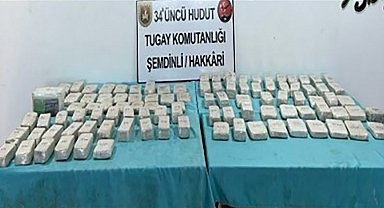 Van ve Hakkari'de 102 kilo 429 gram uyuşturucu ele geçirildi