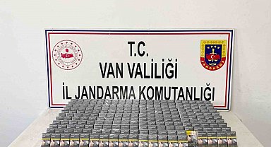 Van'da bin 470 paket kaçak sigara ele geçirildi