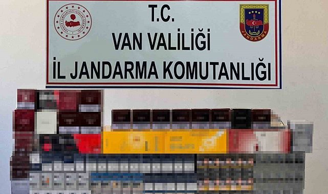 Van'da bin 856 paket kaçak sigara ele geçirildi
