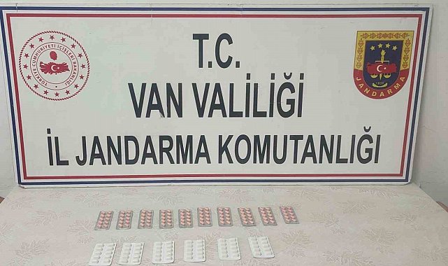 Van'da İran uyruklu şahsın üzerinden 160 adet uyuşturucu hap ele geçirildi