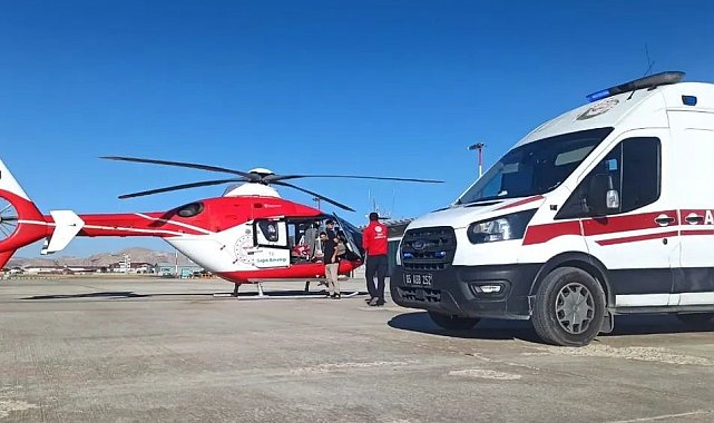 Van'daki kalp hastası bebek ambulans uçakla İstanbul'a sevk edildi