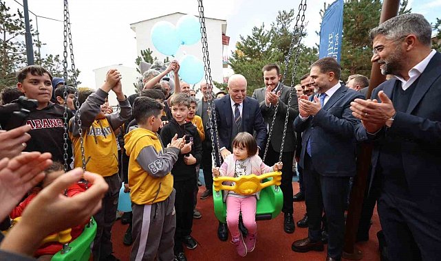 Yakutiye Belediyesi'nden üniversiteye örnek çocuk parkı
