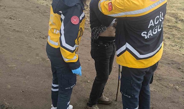 Yanına yıldırım düşen şahıs yaralandı