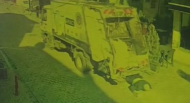 Yaşlı adamın kamyonun altında kalarak öldüğü kaza: Güvenlik kamerası görüntüleri ortaya çıktı