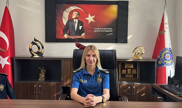 Yatağan'ın ilk kadın emniyet müdürü görevine başladı