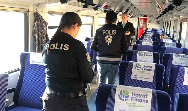 Yerköy Emniyeti'nden trende denetim