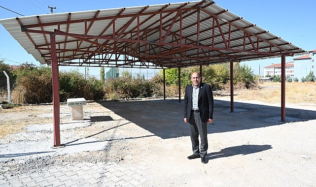 Yeşilyurt'ta mezarlık düzenleme çalışması tamamlandı